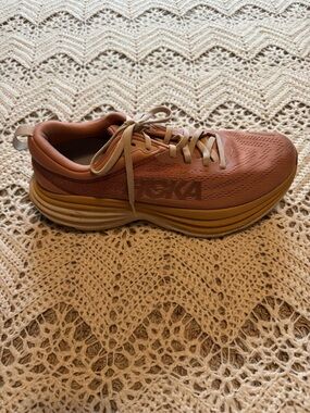 HOKA One Bondi 8 "Sandstone Cream" Women's Size 9.5 – Max Cushion